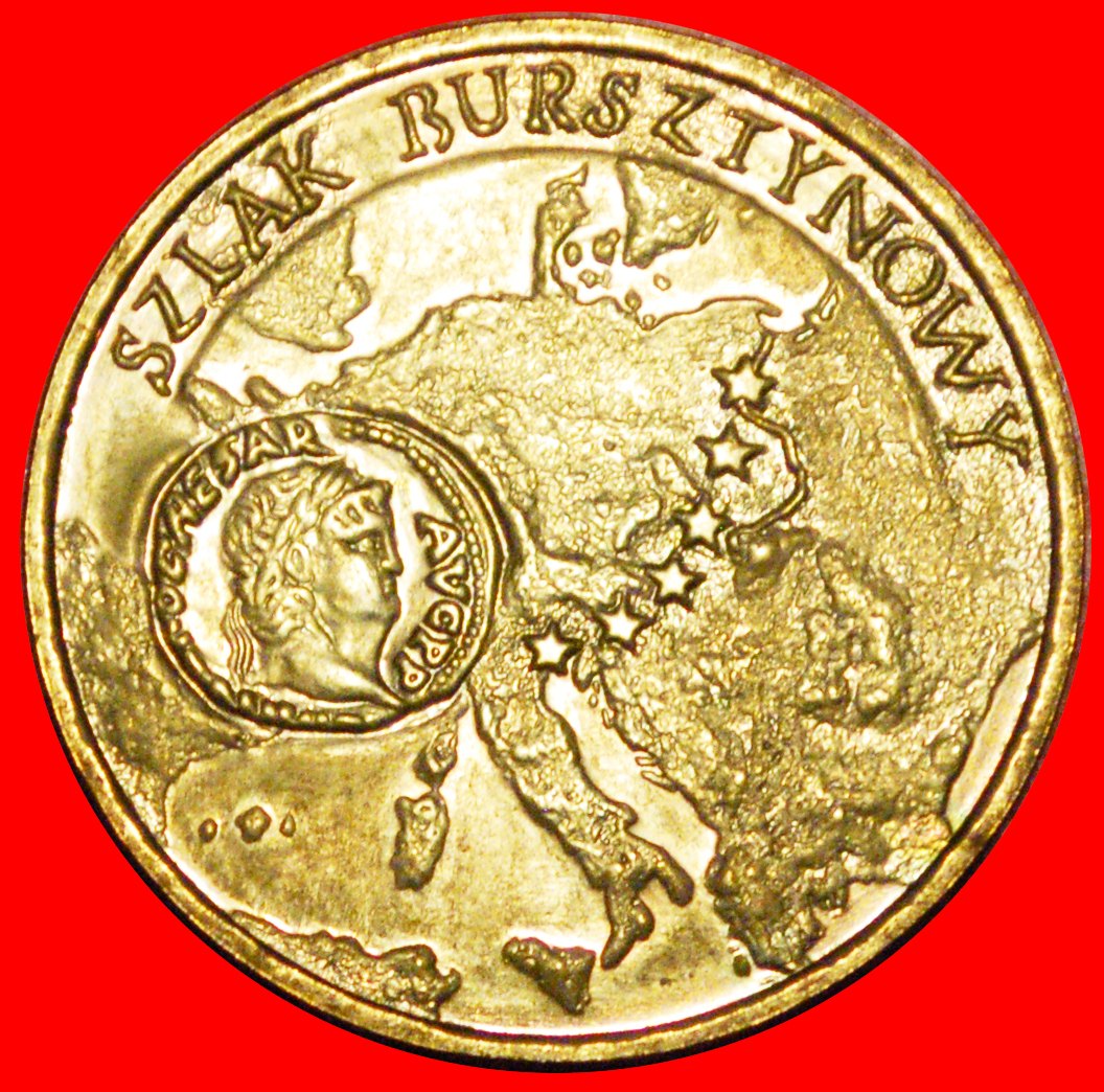 Ⰶ NERO SILVER DENARIUS (67-68 CE): POLAND ★ 2 ZLOTY 2001 NORDIC GOLD UNC! LOW START ★ NO RESERVE!