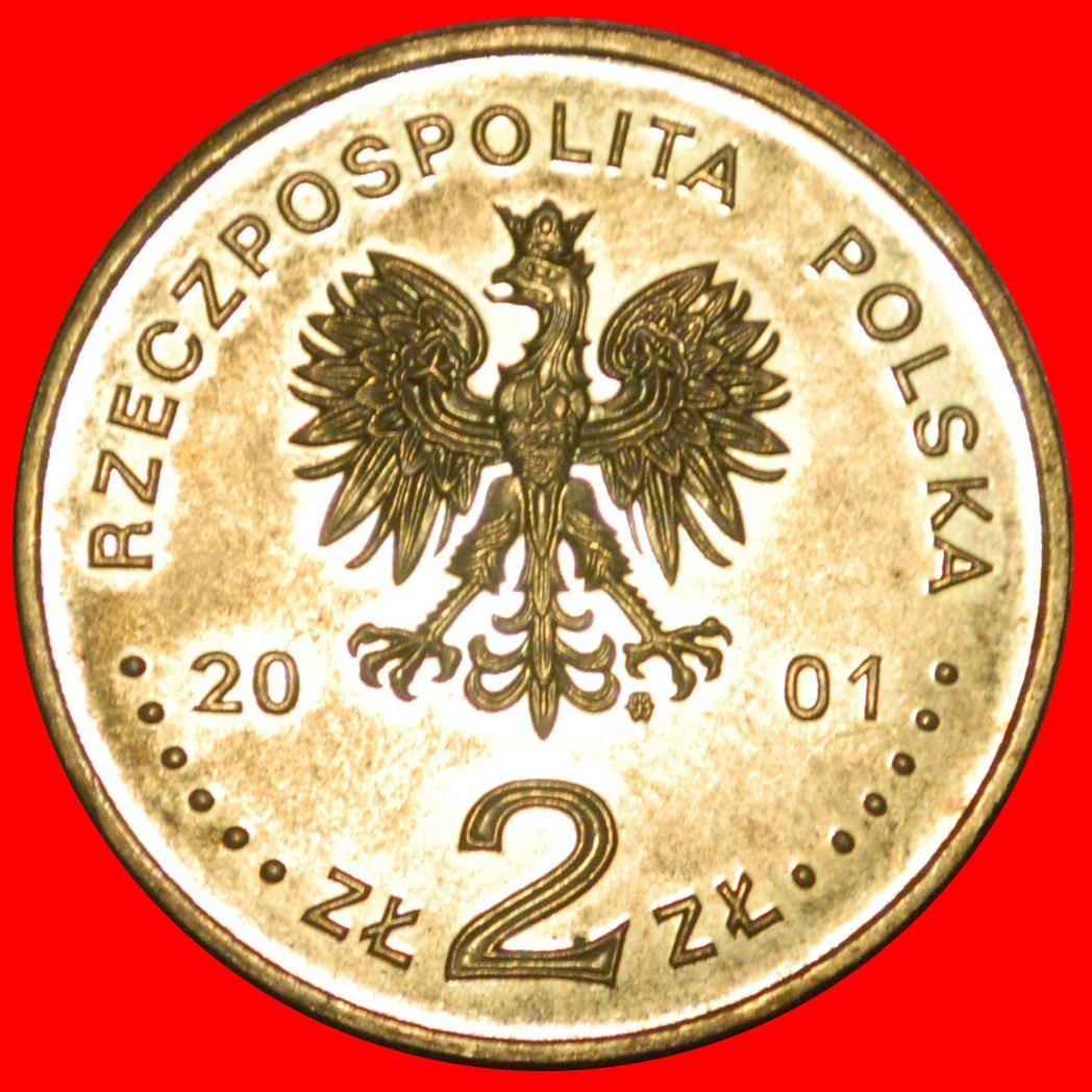 Ⰶ NERO SILBERDENAR (67-68 n. u. Z.): POLEN ★ 2 ZLOTY 2001 NORDISCHES GOLD STG! OHNE VORBEHALT!   