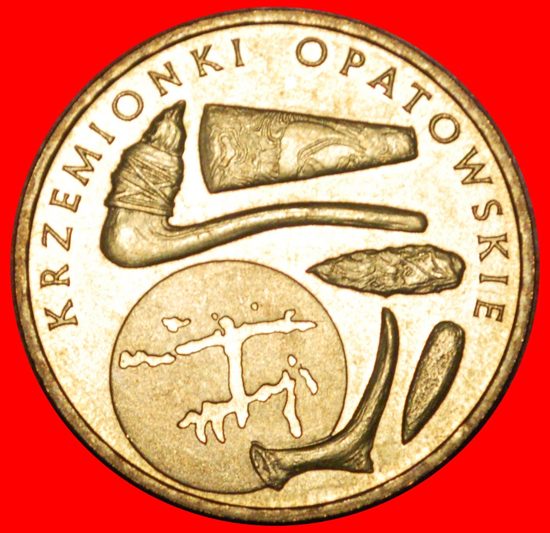 Ⰶ FLINT MINE: POLAND ★ 2 ZLOTY 2012 NORDIC GOLD UNC MINT LUSTRE! LOW START ★ NO RESERVE!