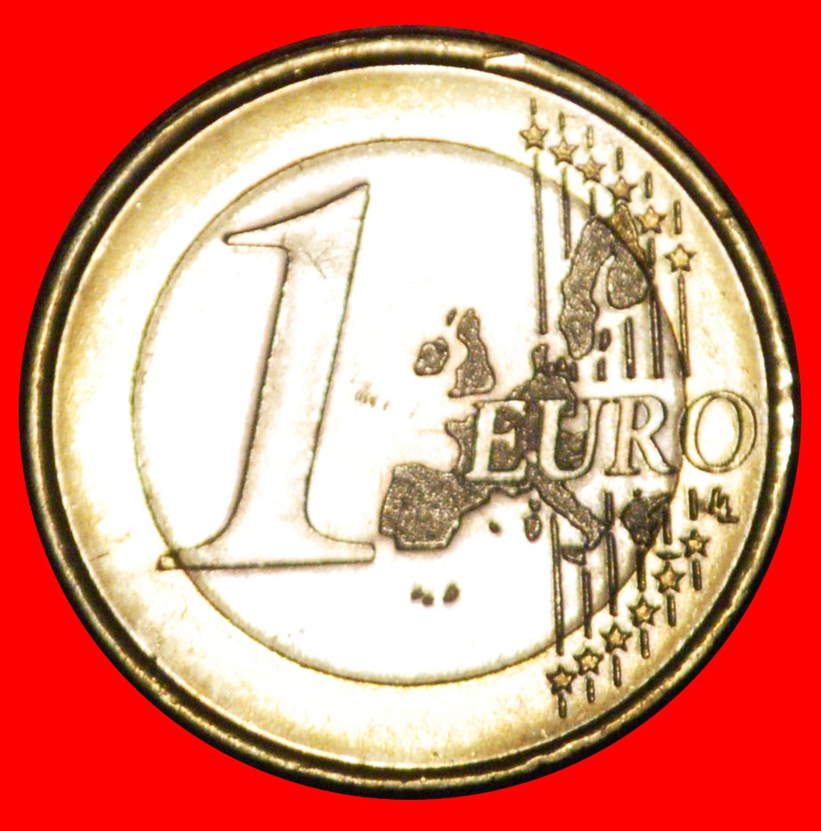  Ⰶ FRANCE (2001-2004): MONACO★ 1 EURO 2001 UNC! UNCOMMON! RAINIER III 1949-2005★LOW START★NO RESERVE!   