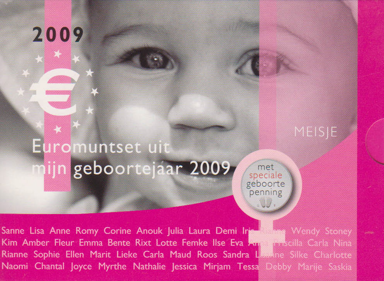  Sonder-KMS Niederlande *Babysatz - Mädchen* 2009 max 2.000St!   