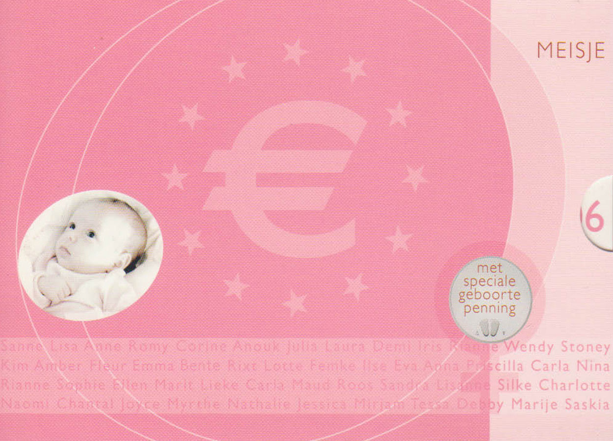  Sonder-KMS Niederlande *Babysatz - Mädchen* 2006 max 2.000St!   