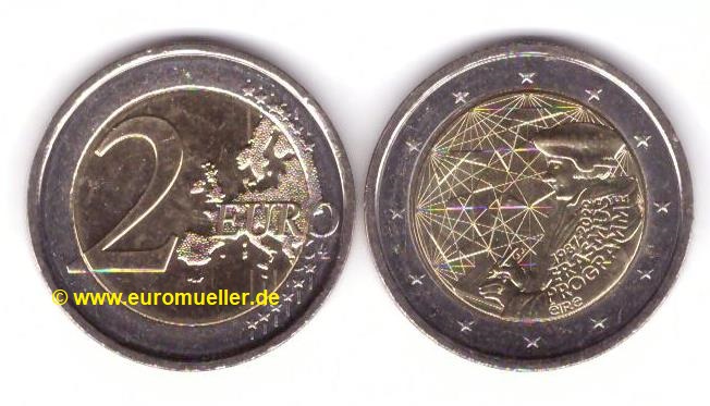 Irland 2 Euro Gedenkmünze 2022...Erasmus   