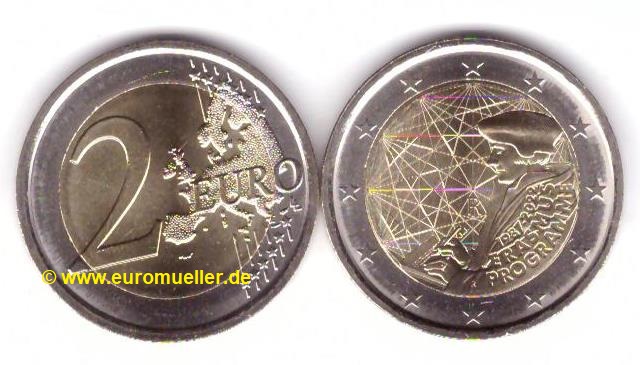 Italien 2 Euro Gedenkmünze 2022...Erasmus   