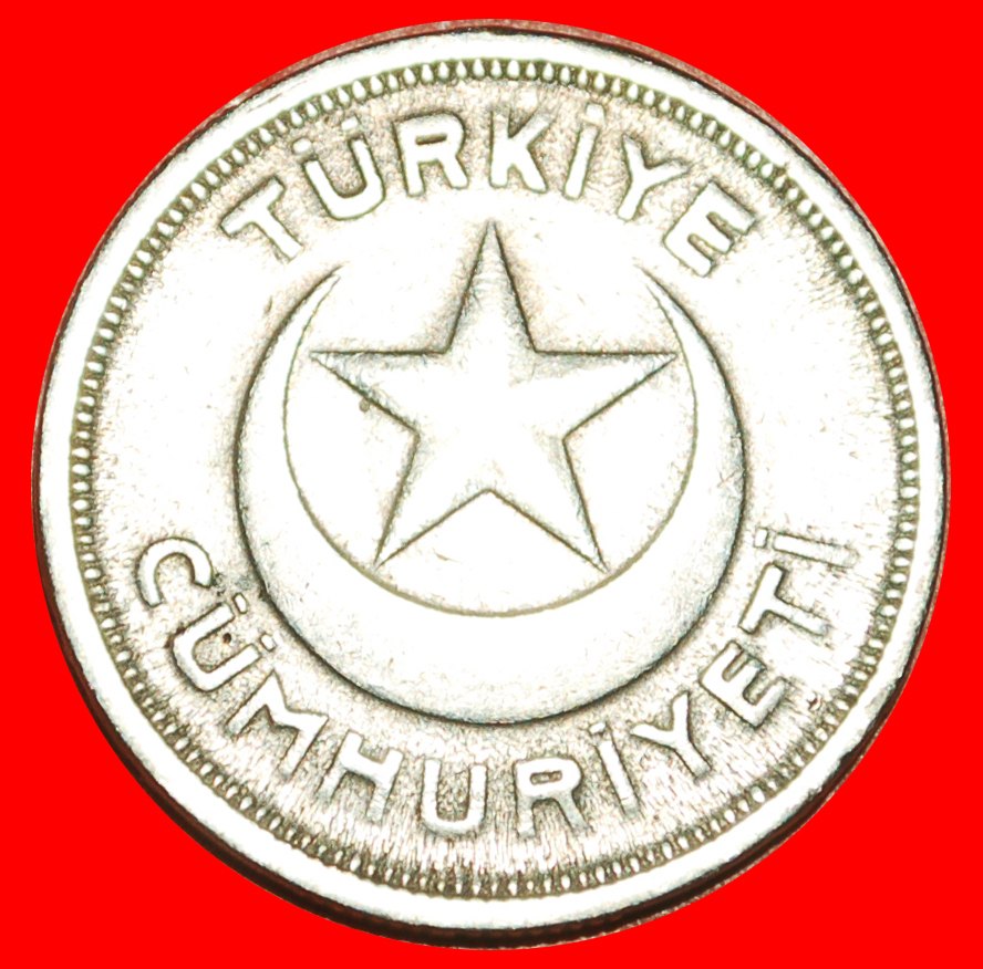  * ERROR CRESCENT AND STAR (1935-1943): TURKEY ★ 5 KURUSH 1942! WARTIME (1939 LOW START ★ NO RESERVE!   