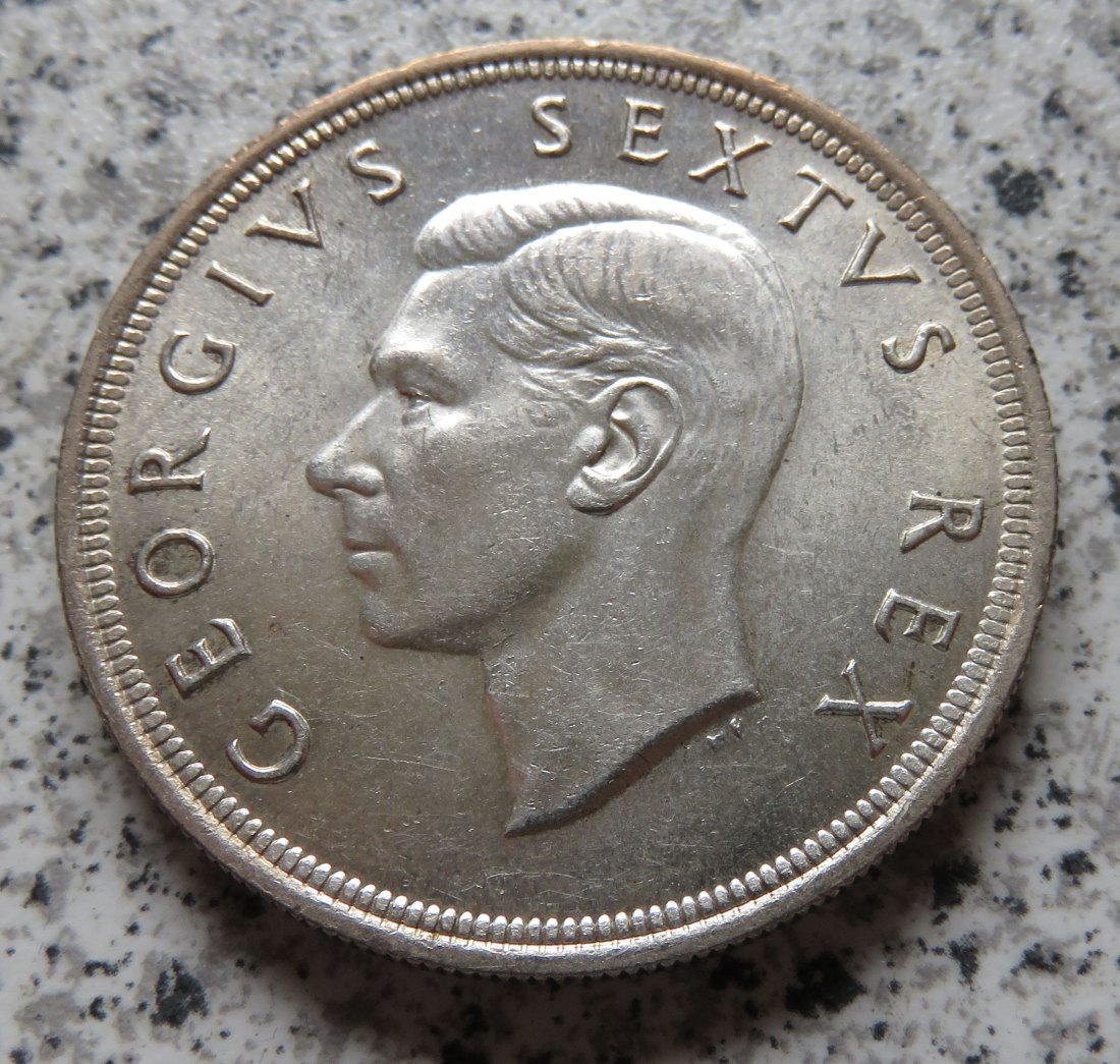  Südafrika 5 Shillings 1952, Erhaltung   
