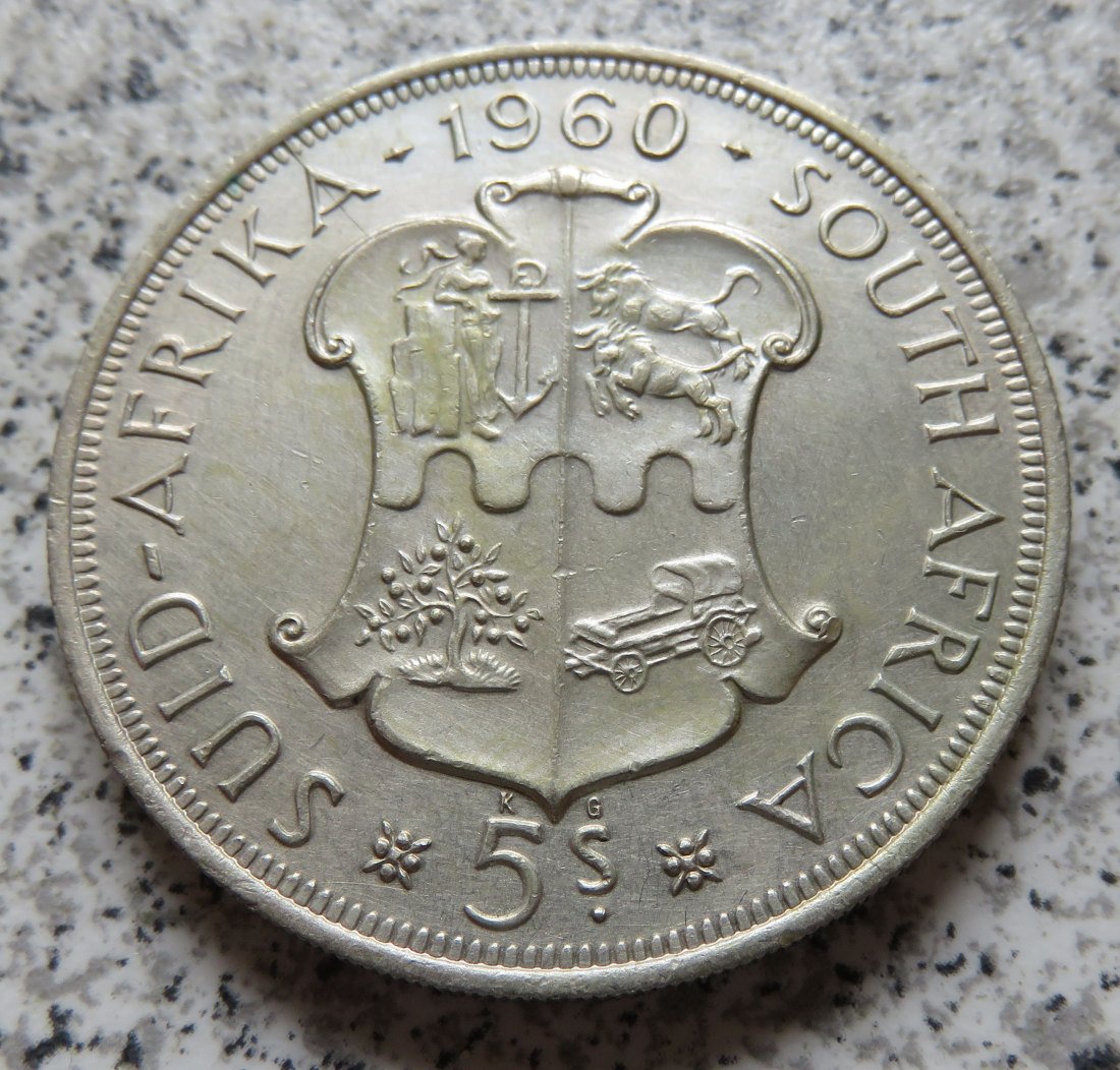  Südafrika 5 Shillings 1960   