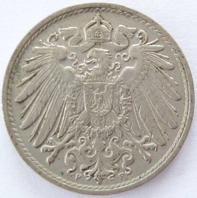  Deutsches Reich 10 Pfennig 1912 F K-N ss   