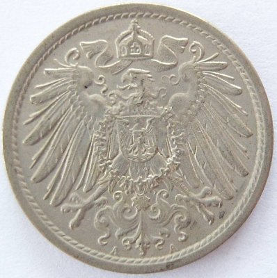  Deutsches Reich 10 Pfennig 1913 A K-N vz   