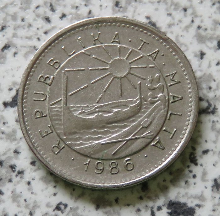  Malta 5 Cents 1986   