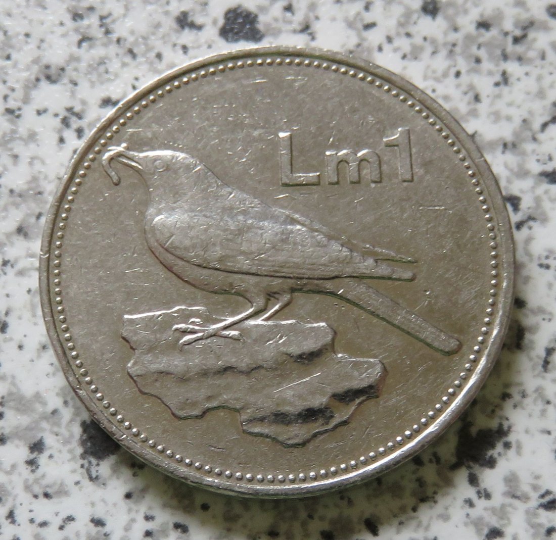  Malta 1 Lira 1986   