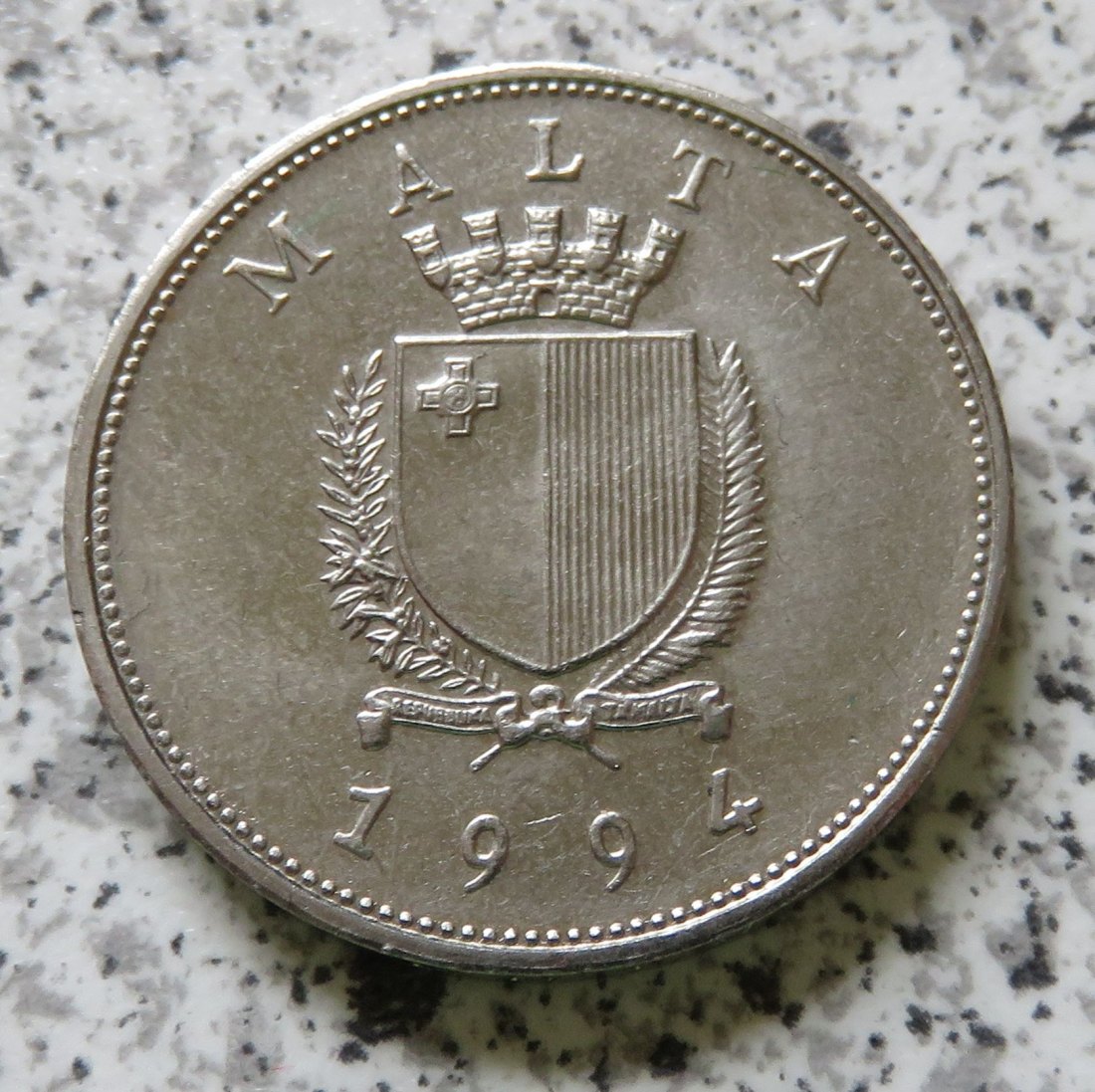  Malta 1 Lira 1994, besser   