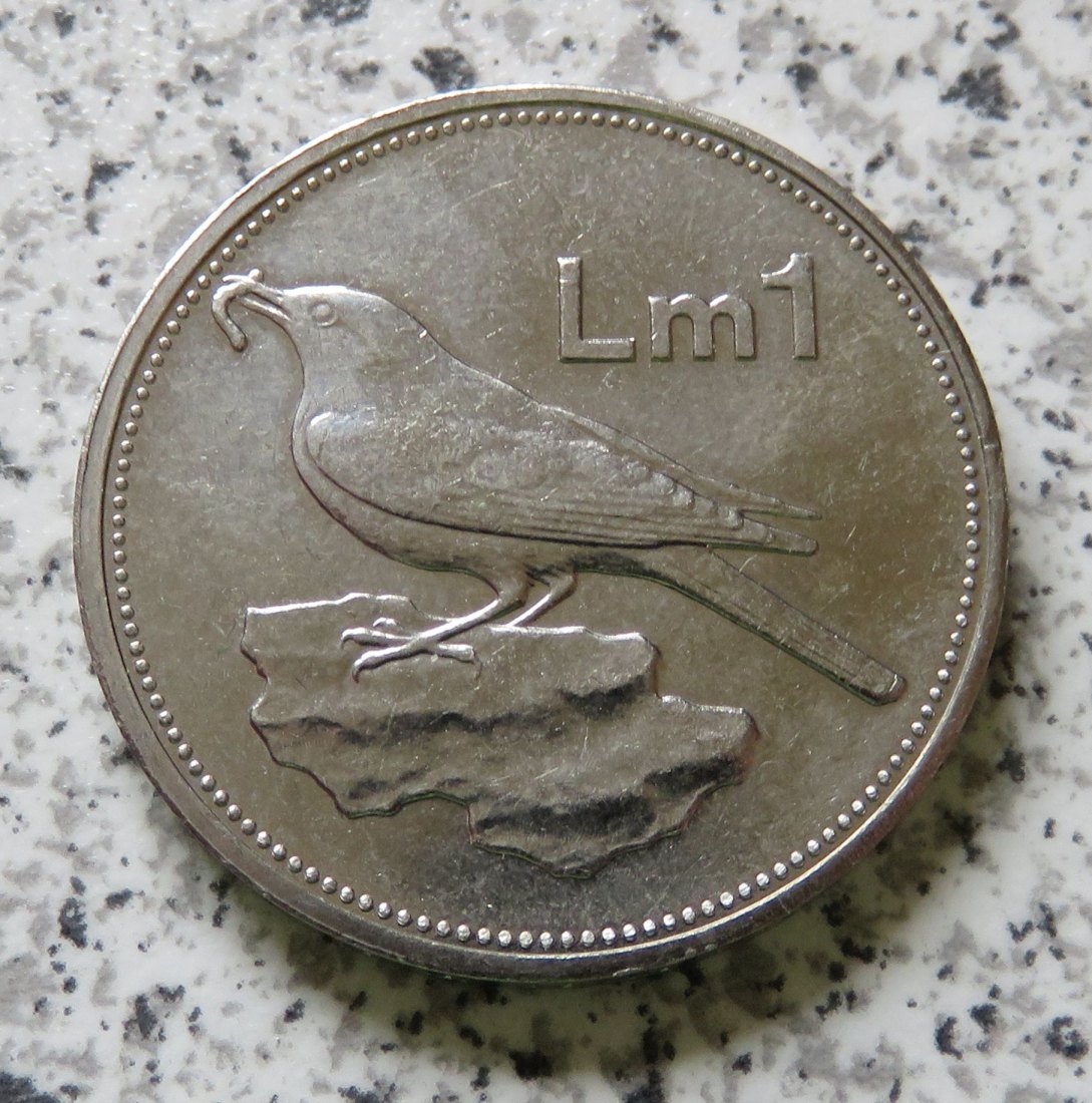  Malta 1 Lira 1994, besser   