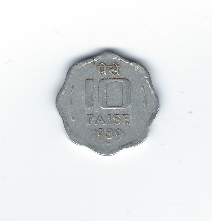  Indien 10 Paise 1989   