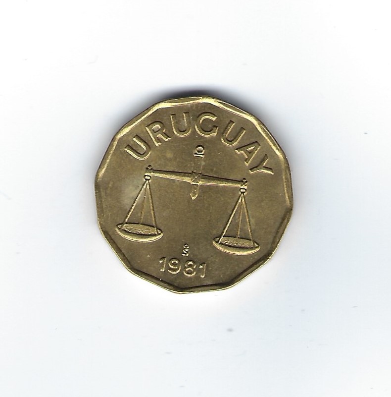  Uruguay 50 Centimos 1981   