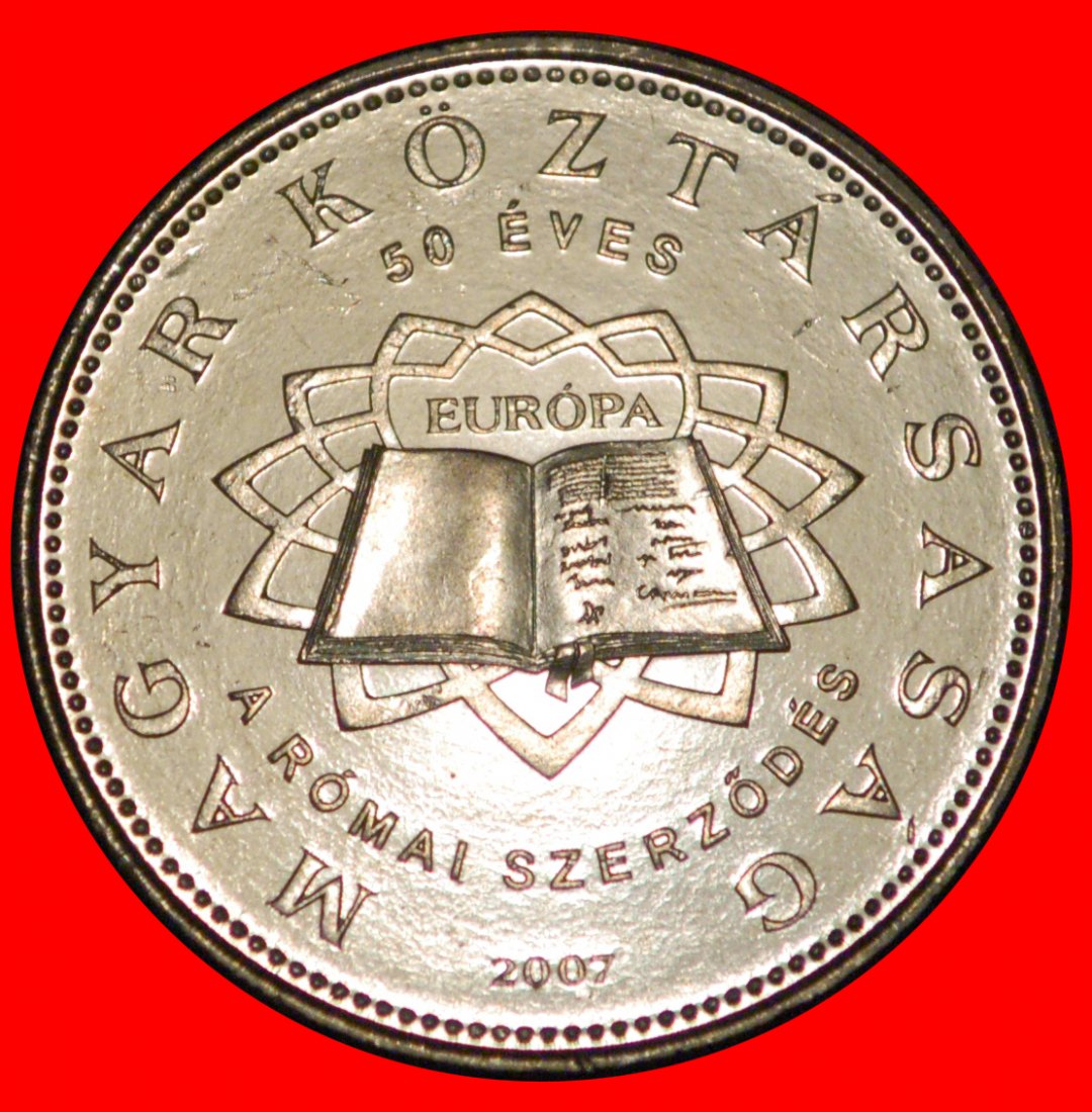 * OPEN BOOK: HUNGARY ★ 50 FORINTS 1957 2007 UNC MINT LUSTRE! LOW START ★ NO RESERVE!