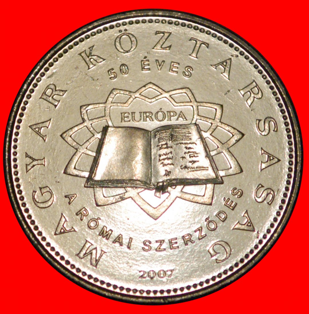  * OPEN BOOK: HUNGARY ★ 50 FORINTS 1957 2007 UNC MINT LUSTRE! LOW START ★ NO RESERVE!   