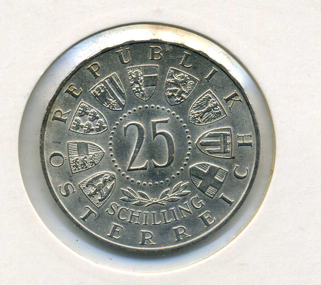  25 Schilling 1955 Bundestheater vorzüglich+ ohne Randfehler   