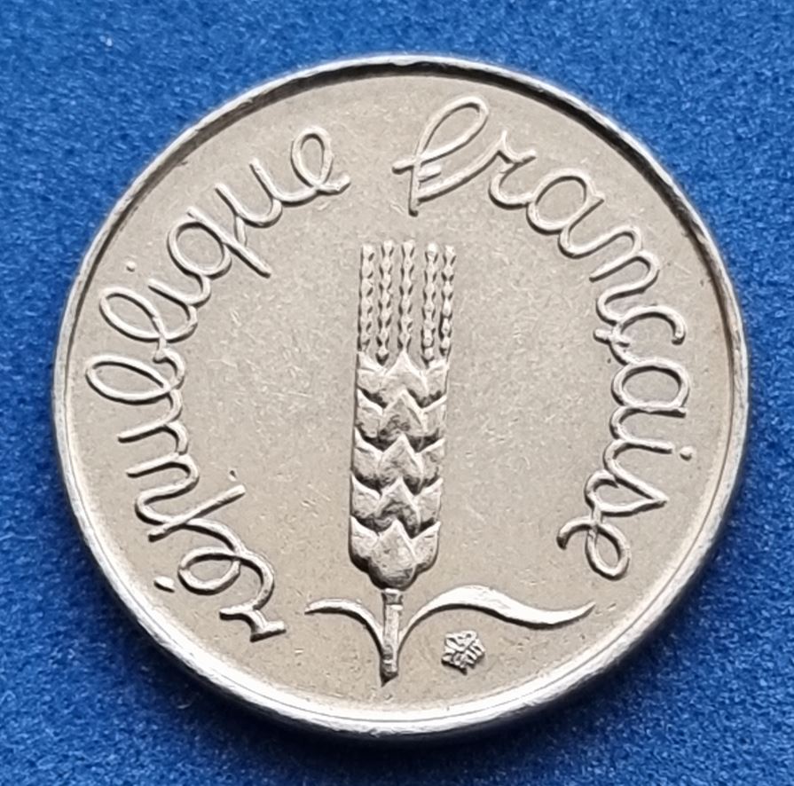  12570(5) 1 Centime (Frankreich) 1970 in vz ........................................ von Berlin_coins   