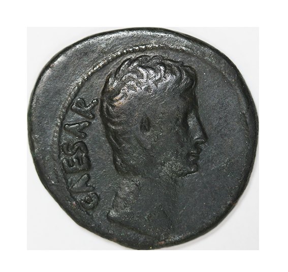  Augustus,AE 25 mm,10,45g.,of the CA Series.Uncertian mint in Cyprus or Syria   