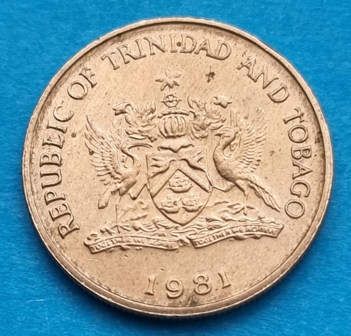  12578(4) 25 Cents (Trinidad & Tobago) 1981 in vz .................................. von Berlin_coins   