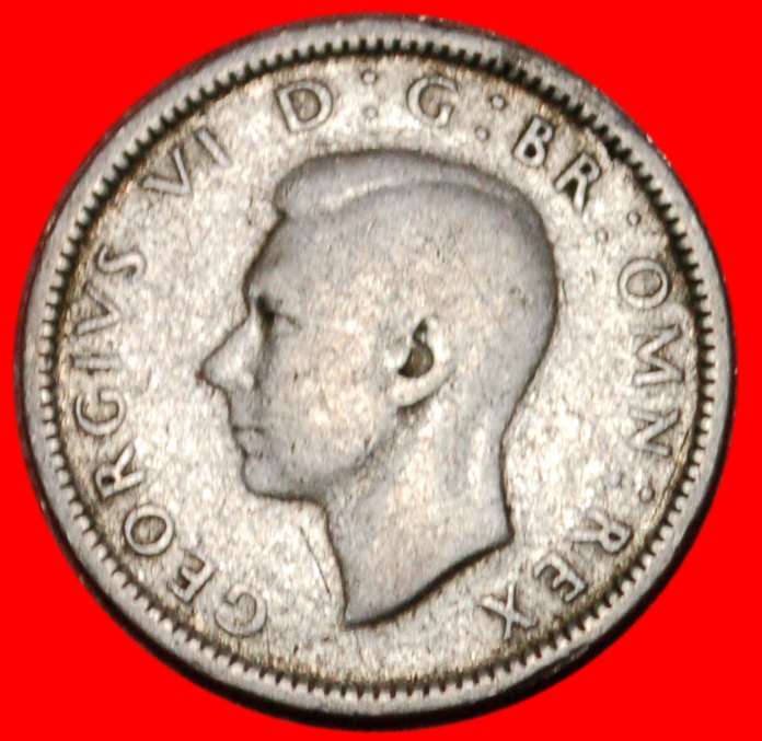  * WARTIME (1939-1945)★GREAT BRITAIN 6 PENCE 1943★SILVER★GEORGE VI 1937-1952★LOW START! ★ NO RESERVE!   