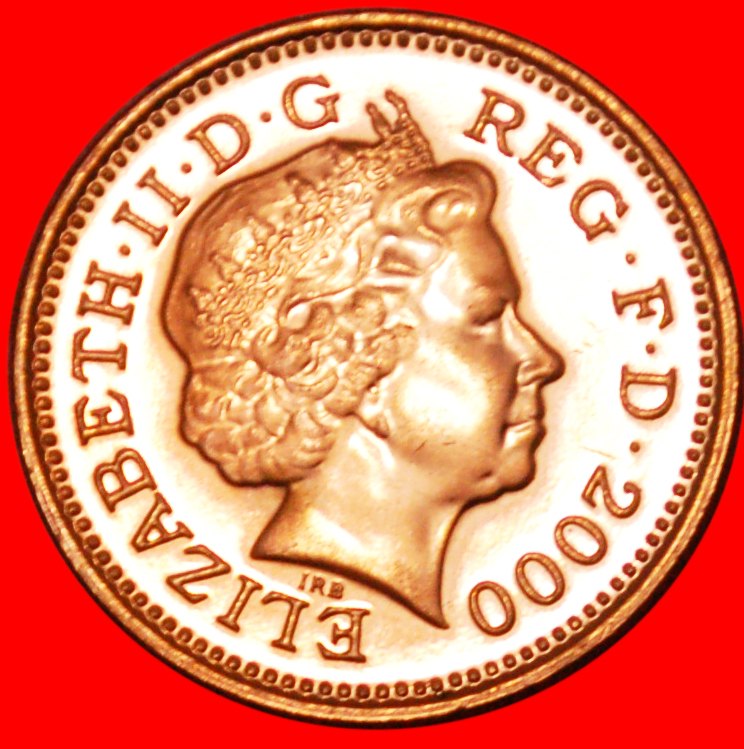  * MILLENNIUM ★ UNITED KINGDOM★ PENNY 2000 ELIZABETH II! UNC MINT LUSTRE! ★LOW START! ★ NO RESERVE!   