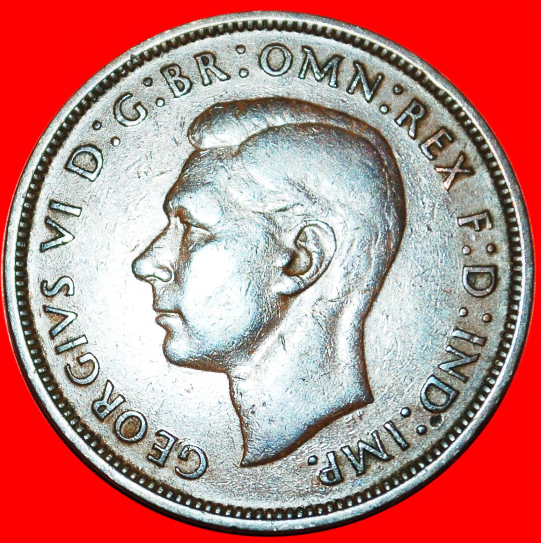  * MISTRESS OF THE SEAS * UNITED KINGDOM ★ PENNY 1948 GEORGE VI (1937-1952)★LOW START! ★ NO RESERVE!   