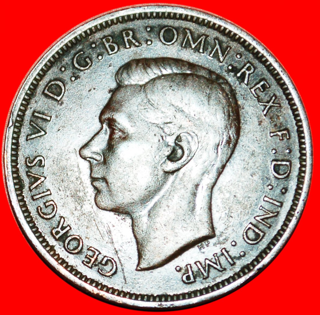  * HERRIN DER SEEN*GROSSBRITANNIEN★PENNY 1940 GEORG VI. (1937-1952)★SELTENES JAHR★OHNE VORBEHALT!   