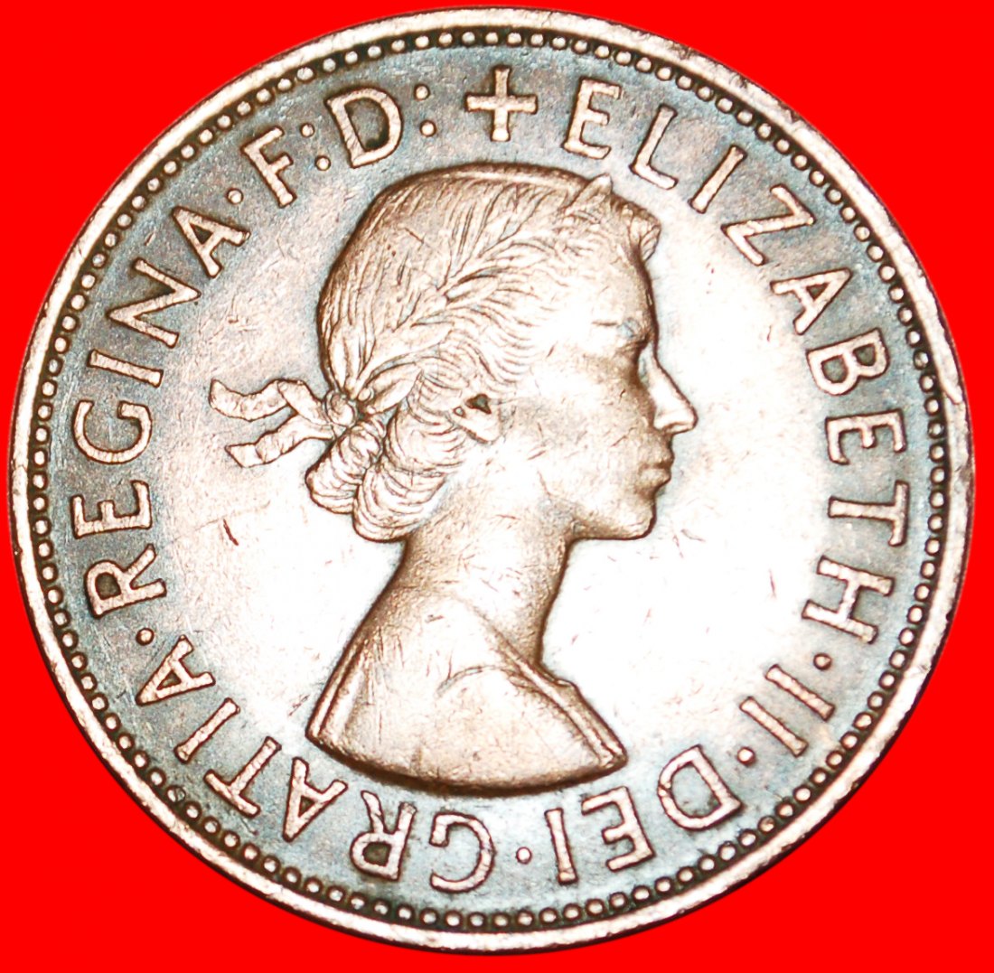  * HERRIN DER SEEN (1954-1970)* GROSSBRITANNIEN ★ PENNY 1965 INTERESSANTER TYP!★OHNE VORBEHALT!   