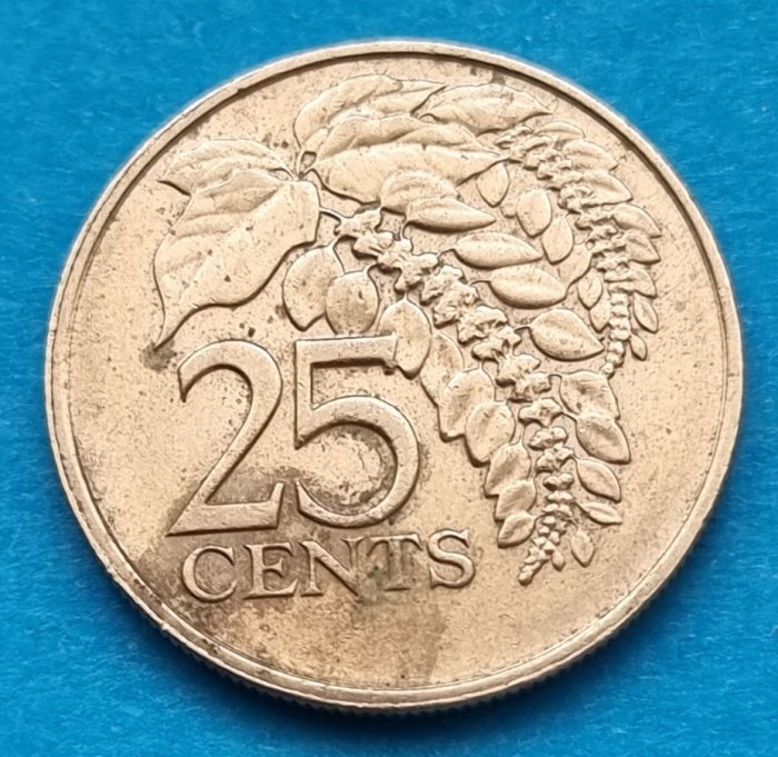  12577(3) 25 Cents (Trinidad & Tobago) 1980 in ss .................................. von Berlin_coins   