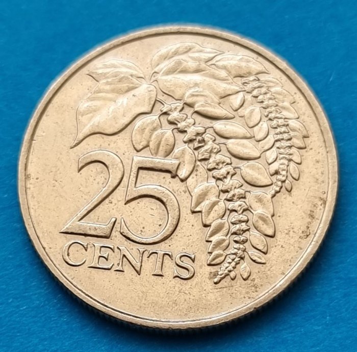 12579(1) 25 Cents (Trinidad & Tobago) 1983 in ss+ ................................. von Berlin_coins   