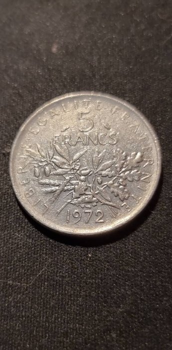  Frankreich 5 Franc 1972 Umlauf   