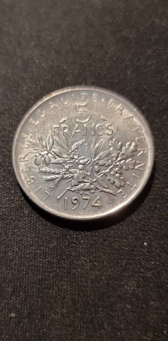  Frankreich 5 Franc 1974 Umlauf   