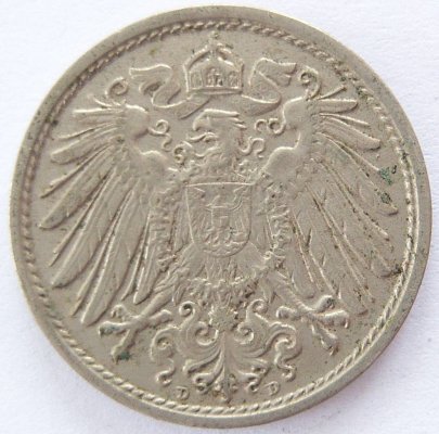  Deutsches Reich 10 Pfennig 1914 D K-N vz   