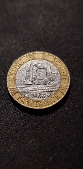  Frankreich 10 Franc 1988 Umlauf   