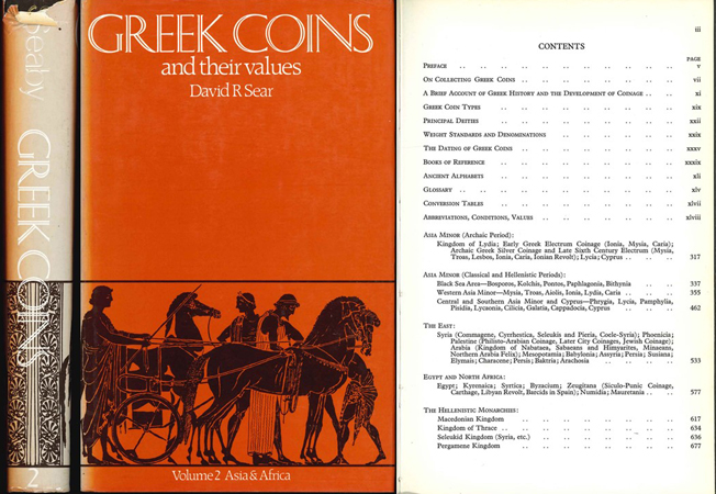  David R. Sear; Greek Coins and Their Values, Volume II. Asia and North Africa; London 1979   