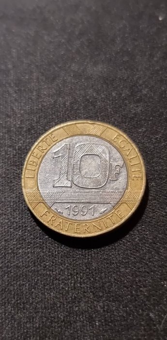  Frankreich 10 Franc 1991 Umlauf   