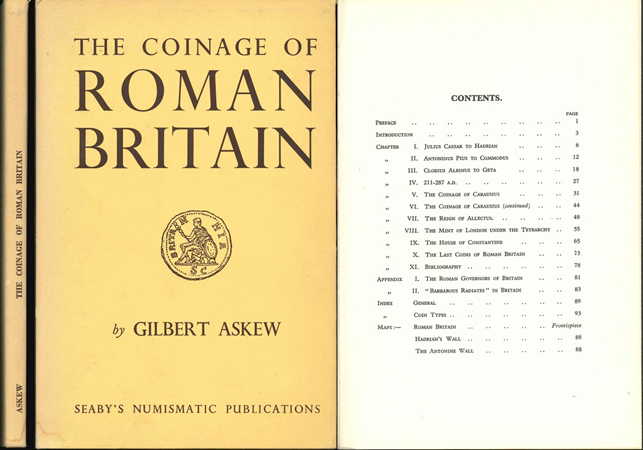  Gilbert Askew; The Coinage of Roman Britain; London 1967   