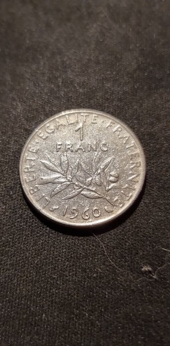  Frankreich 1 Franc 1960 Umlauf   