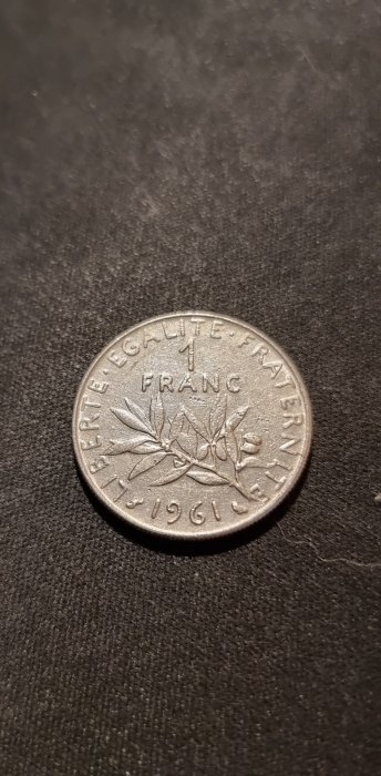  Frankreich 1 Franc 1961 Umlauf   