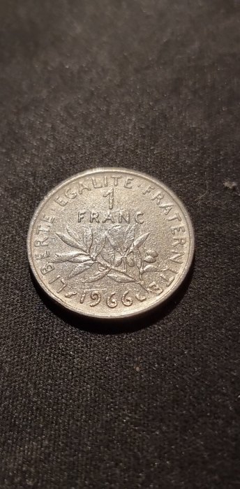  Frankreich 1 Franc 1966 Umlauf   