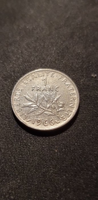  Frankreich 1 Franc 1966 Umlauf   