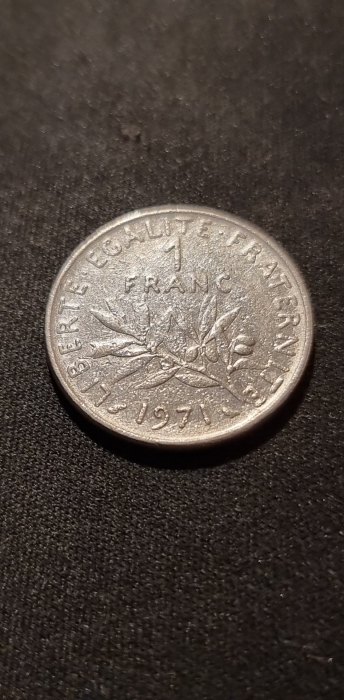  Frankreich 1 Franc 1971 Umlauf   