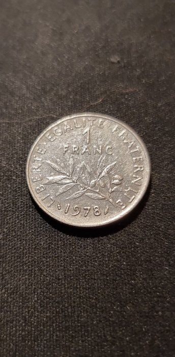  Frankreich 1 Franc 1978 Umlauf   