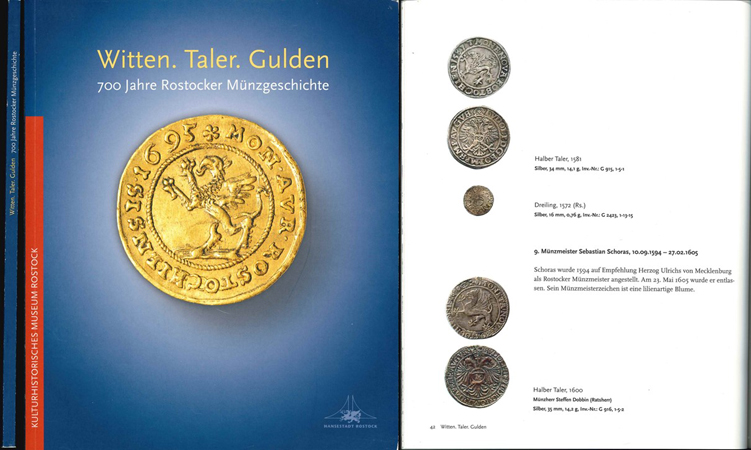  Steffen Stuth; Witten, Taler, Gulden; 700 Jahre Rostocker Münzgeschichte; Rostock   