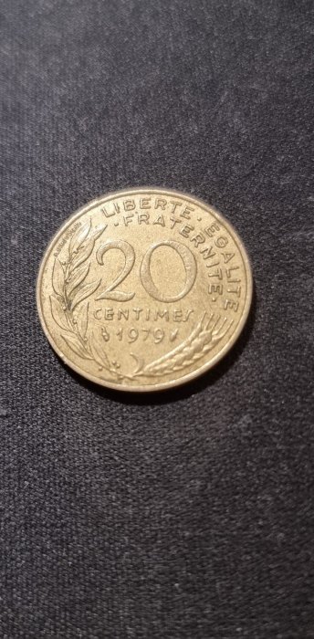  Frankreich 20 Centimes 1979 Umlauf   