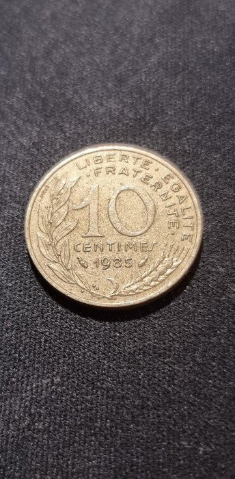  Frankreich 10 Centimes 1985 Umlauf   