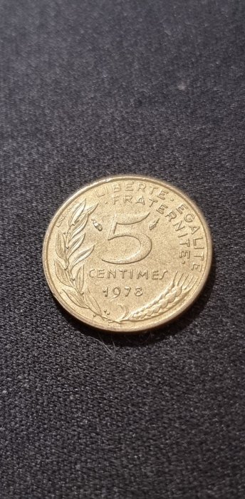  Frankreich 5 Centimes 1978 Umlauf   