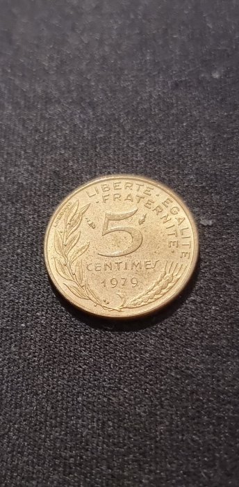  Frankreich 5 Centimes 1979 Umlauf   